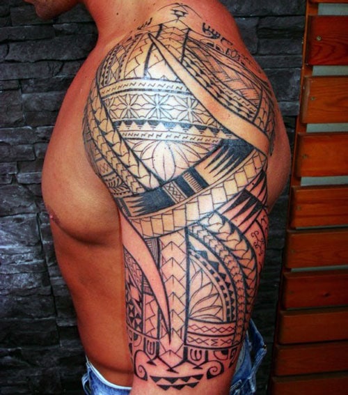 Tribal Half Sleeve Tattoo