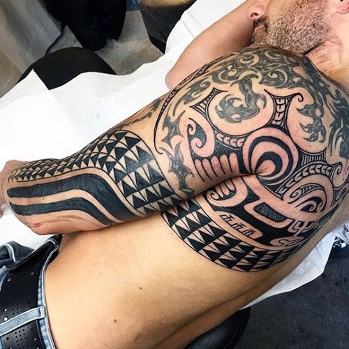 Maori Shoulder Tattoo