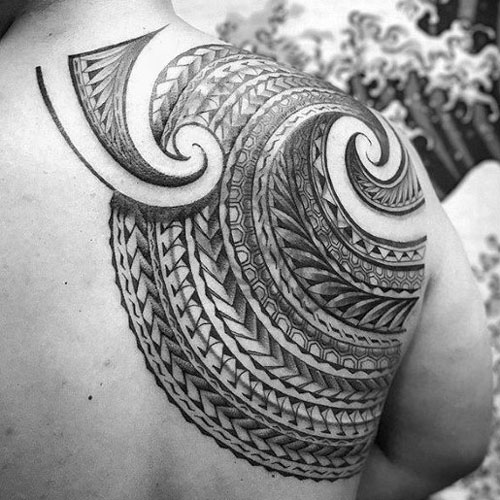 Shoulder Blade Tattoo