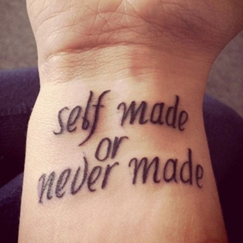 Inspirational Wrist Tattoos