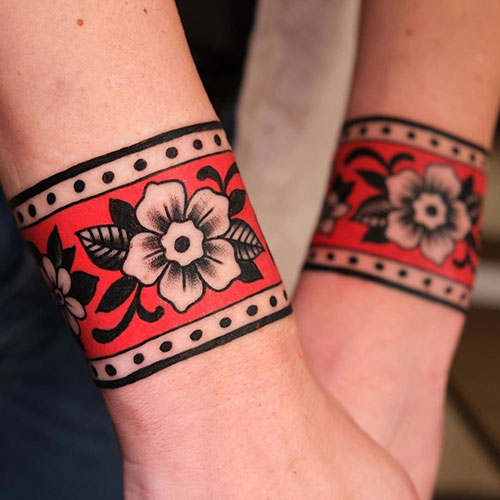Wrap Around Wrist Tattoo