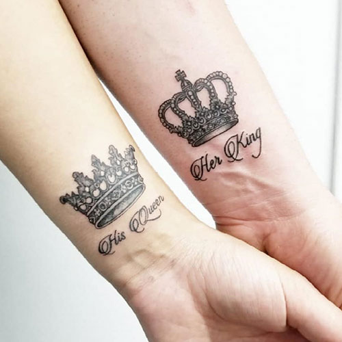 Crown Tattoo on Wrist