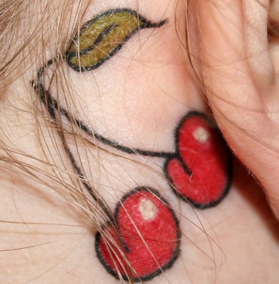 ear back tattoo (11)