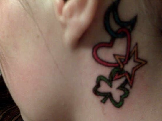 ear back tattoo (12)
