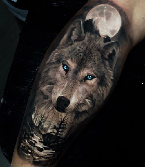 Wolf Tattoo Ideas For Men