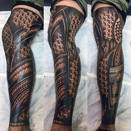 Leg Tattoo