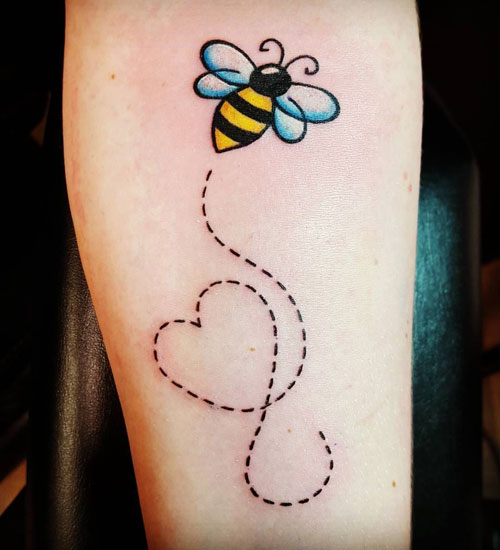 Cute Bumblebee Tattoo Ideas For Women