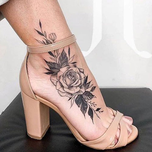 Sexy Rose Tattoo Ideas For Women