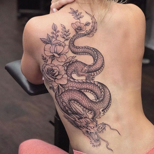 Sexy Dragon Tattoo Ideas For Women