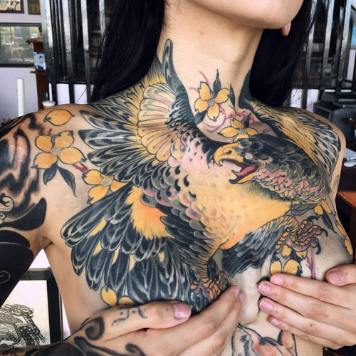 Cool Eagle Tattoo Ideas For Females