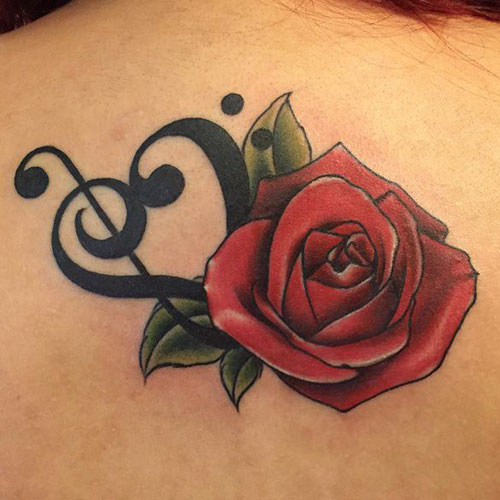 Music Tattoo Designs For Women