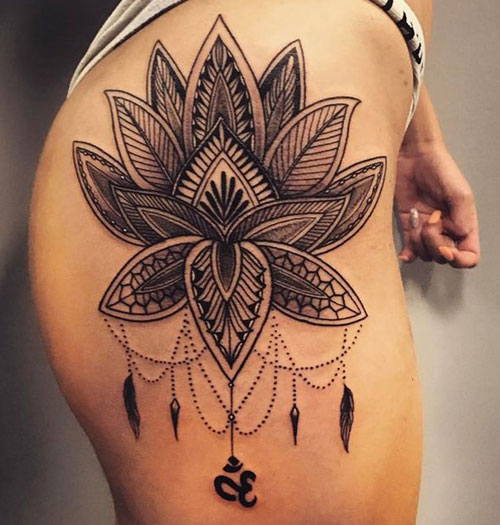 Lotus Tattoos For Women