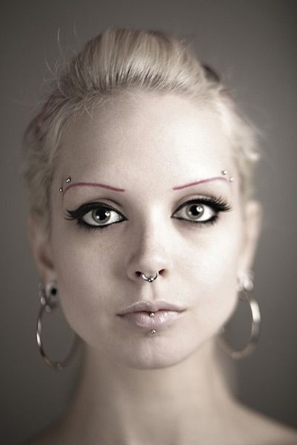 Eyebrow piercing designs21